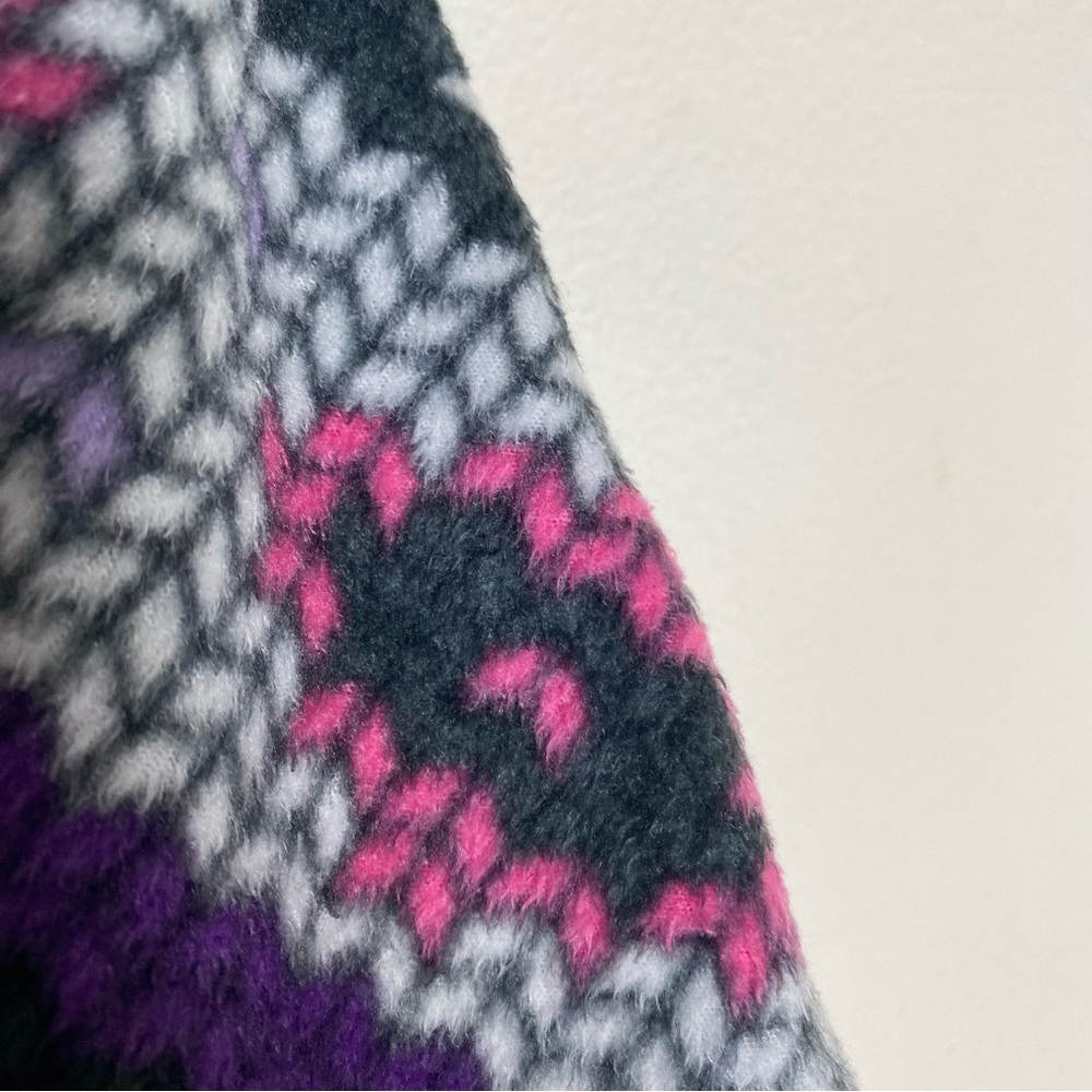 Woman's Pajama Hooded Poncho Simply Vera Wang Soft Fleece Size XL Lounge - Picture 4 of 12